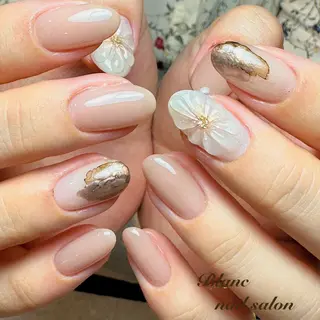 ショート Blanc ブランのネイルデザイン