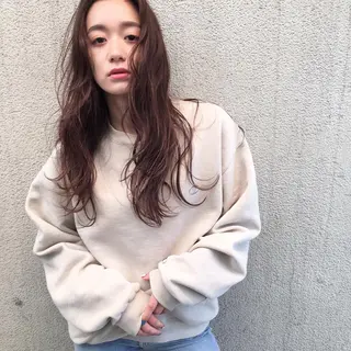 ロング カラー レイヤーカット BLend 渋谷のヘアスタイル