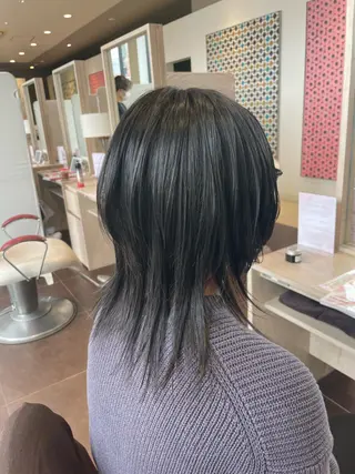 ミディアム 村舘 美月のヘアスタイル