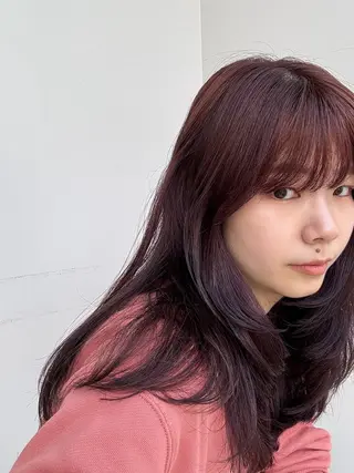 カラー ボブ/ミディアム 親しみやすさ/さくらのヘアスタイル