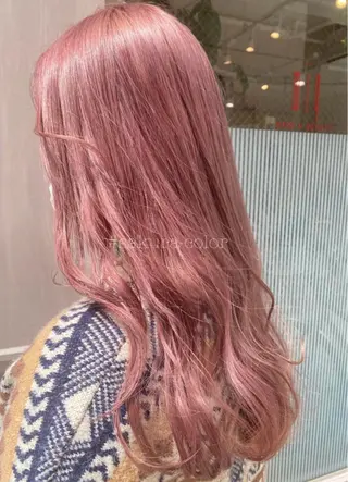 ロング カラー 韓・中華美女ヘア 🇰🇷×🇨🇳のヘアスタイル