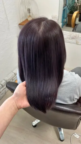 カラー ヘアメイクシエル所属・shian🍀 /透明感カラーのヘアスタイル