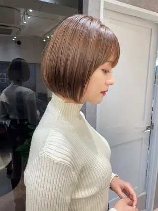 ショート カラー 池袋/似合わせ/縮毛 髪質改善【ugen】のヘアスタイル