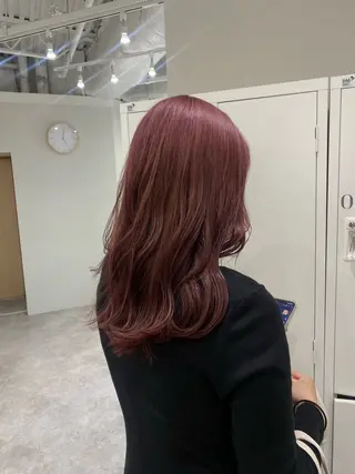 ミディアム カラー ヘアアレンジ ボブ /ニュアンス/ satomi🧸💖のヘアスタイル