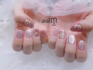 ネイル 葵うさぎ所属・葵うさぎ AIのネイルデザイン