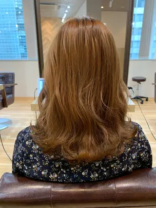 ミディアム 堀田 英樹のヘアスタイル