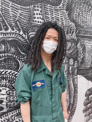 ロング パーマ ヘアアレンジ メンズ haco+所属・🌈派手髪エクステ ブレイズ🌈ひろとのヘアスタイル