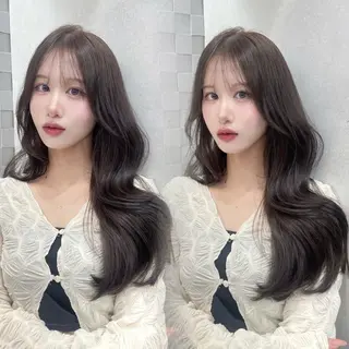 カラー 𝑿𝑬𝑵𝑨 𝐿𝑈𝑁𝐴のヘアスタイル