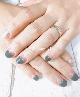 ネイル 北浦和 自爪育成ケアのネイルデザイン