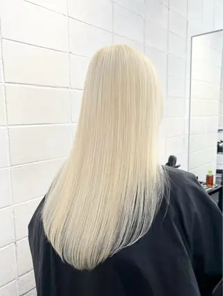 ロング カラー nico TOKYO 渋谷所属・ブリーチ　ハイトーン 特化🌈フジタハルキのヘアスタイル