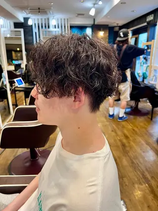 パーマ メンズ アグヘアーシータ所属・🤩メンズカット/ パーマ山本🤩のヘアスタイル