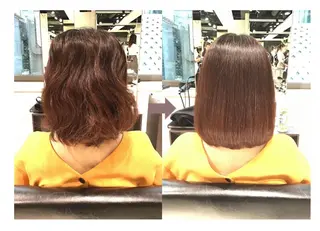 ミディアム 縮毛矯正⭐️ TAKAHIROのヘアスタイル