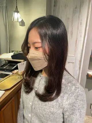 ロング 中村 彩乃のヘアスタイル