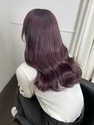 ロング カラー ヘアアレンジ maoブリーチ無し 似合わせカラーのヘアスタイル