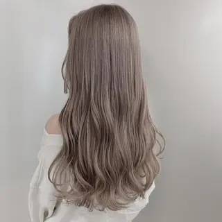 ロング カラー ☁️グレージュカラー TAKUYA☁️のヘアスタイル