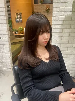 セミロング The C所属・the C miyuのヘアスタイル