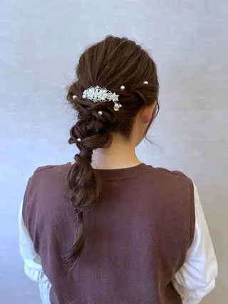 セミロング 小川 泉美のヘアスタイル