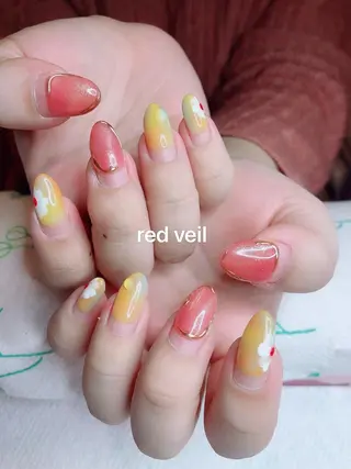 ミディアム ネイル 長さ出し専門 nynaのネイルデザイン