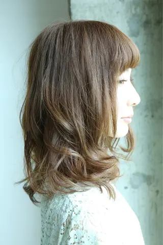 セミロング パーマ メッシュ&パーマ特化 🔥山田雄大🔥のヘアスタイル