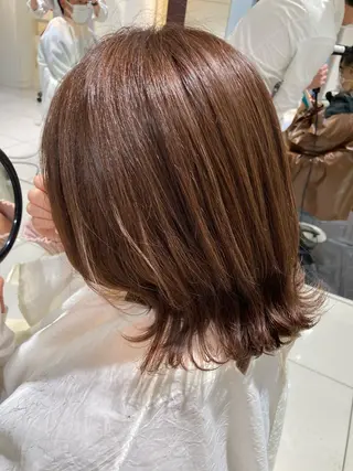 ショート カラー Yamamoto 半個室美容室zinaのヘアスタイル