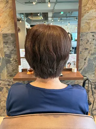 ショート 安田 純香のヘアスタイル