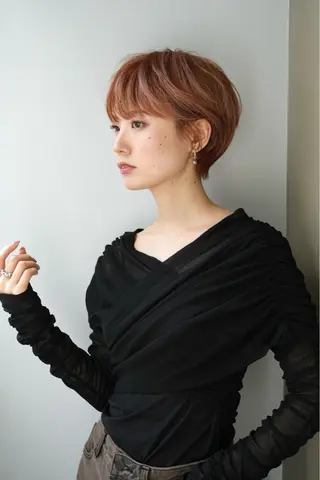 ショート 小野 明日香のヘアスタイル