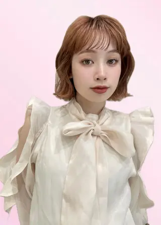 カラー ヘアアレンジ 🩷🌸増子美沙希 /暖色/髪質改善のヘアスタイル