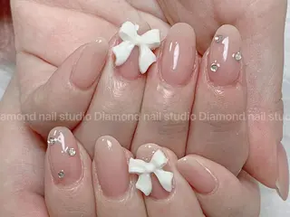 ミディアム DIAMOND 💦のネイルデザイン