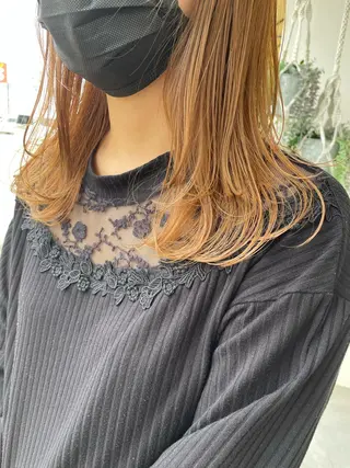 ロング 木村 架音のヘアスタイル