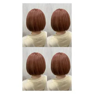 ショート カラー 店長✨レイヤー✖️ 髪質改善✖️韓国ヘアのヘアスタイル