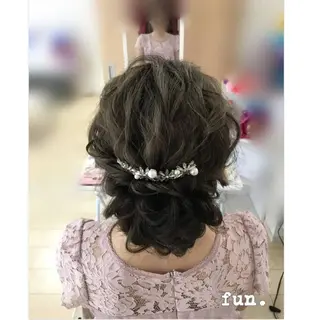 セミロング ヘアアレンジ fun./ヘアセット /エクステ/着付のその他イメージ
