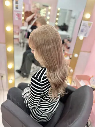 ロング カラー 甘ふわgirly🎀 ハイトーン🤍Ramのヘアスタイル