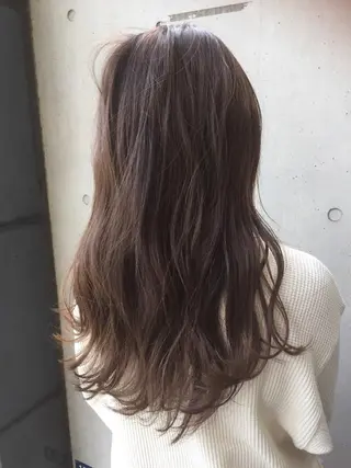 セミロング カラー ヘアアレンジ アズール 深谷店のヘアスタイル