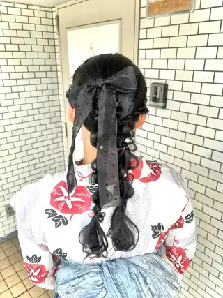 ヘアアレンジ 推し活＊イベントヘア 💕ゆり🐈🐾のヘアスタイル