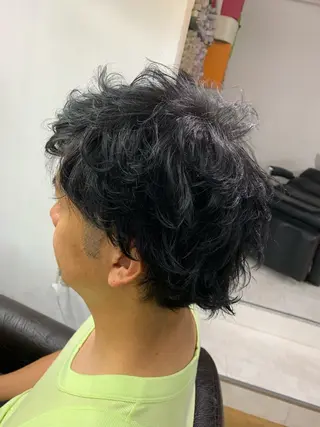 カラー パーマ メンズ R ri R takagiのヘアスタイル