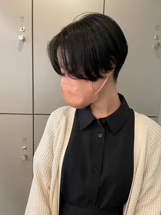 ショート C’LD hair  produce /シールドヘア所属・モテ髪/ボブ/ショー ト/アダチフウトのヘアスタイル