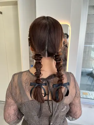 セミロング maya レイヤーカットのヘアスタイル