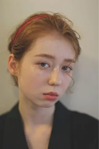 ミディアム ヘアアレンジ ボブ／レイヤー／艶 🦕risa  森下のヘアスタイル