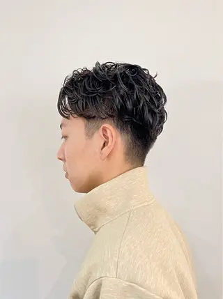 パーマ メンズ 鈴木 よつはのヘアスタイル