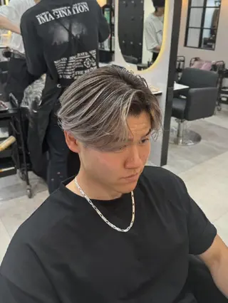 メンズ ミディアム カラー Lapis 名古屋駅前店所属・LEN名古屋/パーマ 海外ヘア/メンズ特化のヘアスタイル