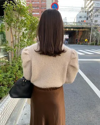 ミディアム カラー また会いたくなる 美容師【KENTA】のヘアスタイル