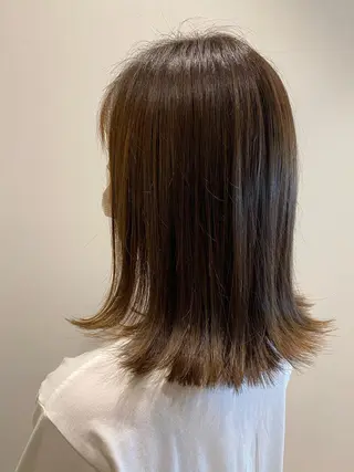 ミディアム カラー 艶髪🌿美髪 大塚礼乃【西荻窪】のヘアスタイル