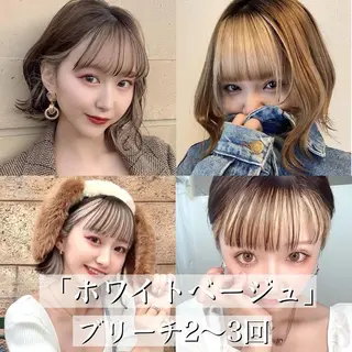 ミディアム カラー 韓国ヘア/艶カラー /田中悠佑のヘアスタイル