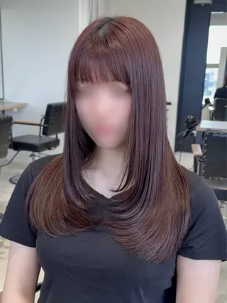ミディアム カラー パーマ ヘアアレンジ パク・ボミン小野リエ 韓国ハーフ🦊のその他イメージ