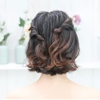 ショート ヘアアレンジ Studio taloのヘアスタイル