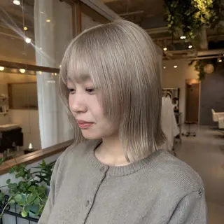MASHU Grandvase所属・めい/透明感カラー /レイヤー/ボブのヘアスタイル