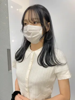 ミディアム カラー Piaコータロー ハイトーン&‪ボブのヘアスタイル