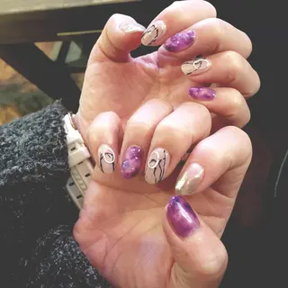 ネイル revia所属・ERI Nailistのネイルデザイン