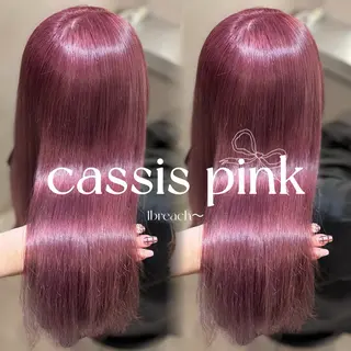 ロング ハイトーン/ベージュ 🤍reinaのヘアスタイル