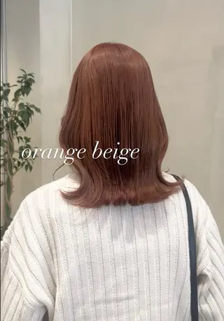 ミディアム カラー nakahara madokaのヘアスタイル